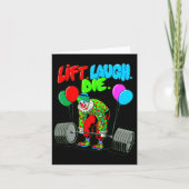 リフトおもしろい笑いダイジムウェイトリフティングボディビルディン カード (正面)