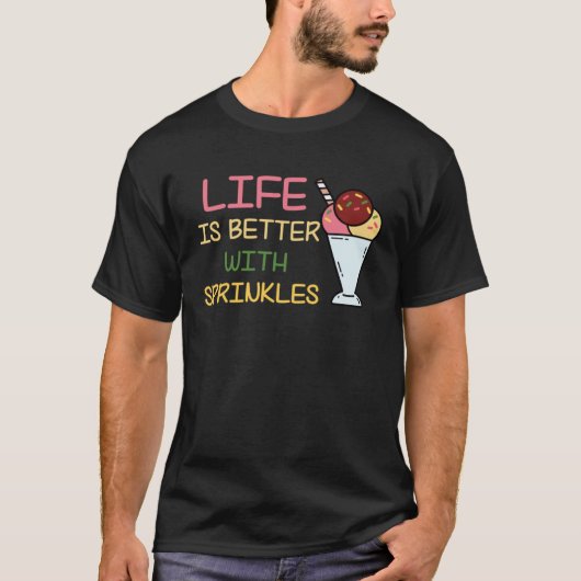 リフトの間に散水 Tシャツ (正面)