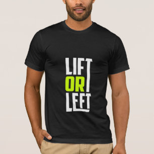 リフトま離れたは – ジムTシャツ Tシャツ