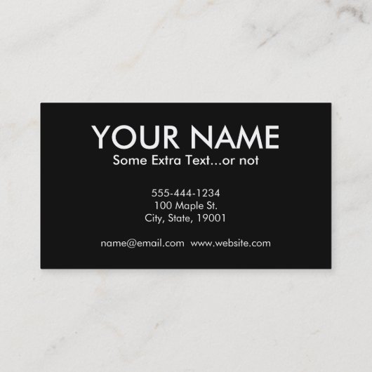 リフトグラントスウェットボディビルダージムエクササイズ 名刺 (裏面)