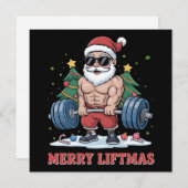 リフトマスメリーウエイトリフティングサンタフィットネスジム シーズンカード (正面/裏面)