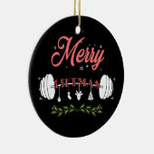 リフトマスメリー醜いクリスマスセーターサンタクロース セラミックオーナメント (右)