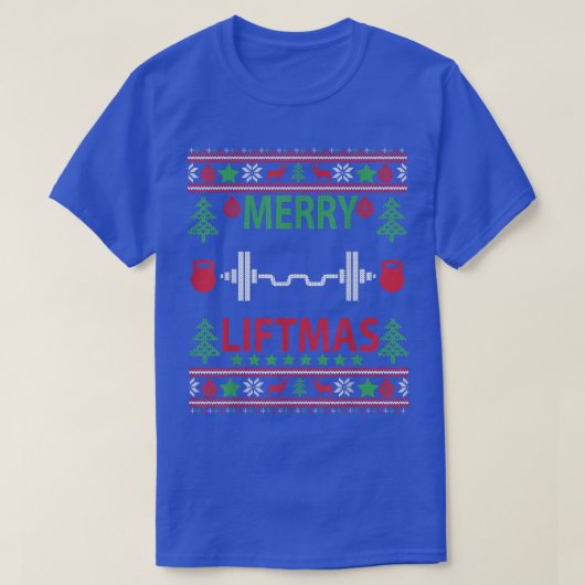 リフトマスメリー醜いクリスマスセータージムトレーニング2 Tシャツ (デザイン正面)