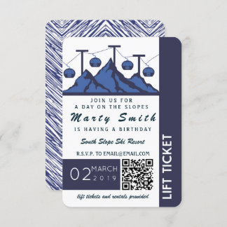 リフト券スキー招待 招待状