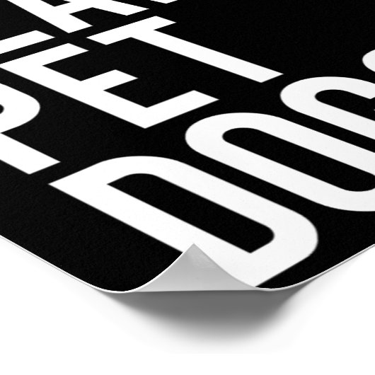 リフト重いペット犬おもしろいのジムトレーニングギフトのための魏 ポスター (角)