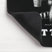 リフト重い食べゴミ重り持ち上げおもしろいトレーニング マウスパッド (コーナー)