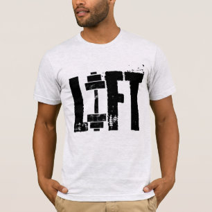リフト フィットネスジムとトレーニング Tシャツ