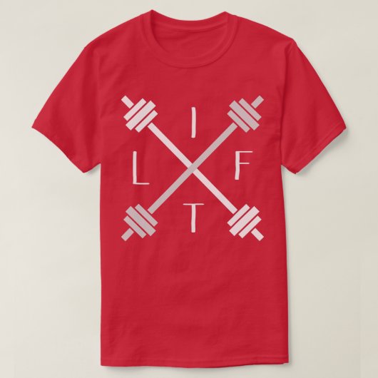 リフトt重量挙げリフタやる気を起こさせるー tシャツ (デザイン正面)