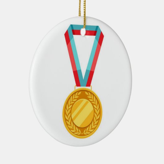 リフレクションスケートで滑るアカデミークリスマスオーナメント セラミックオーナメント (右)