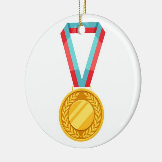 リフレクションスケートで滑るアカデミークリスマスオーナメント セラミックオーナメント (左)