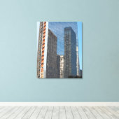 リフレクションズオフィス建物ニューヨークシティ キャンバスプリント (インサイチュ (ウッドフロア))