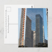 リフレクションズオフィス建物ニューヨークシティ ポストカード (正面/裏面)