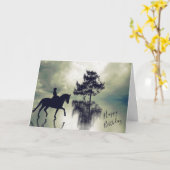 リフレクションズドレッセージストミーウェザーホース誕生日 カード (黄色い花)