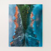 リフレクションズモレーヌレイクバンフ国立公園 ジグソーパズル (縦)