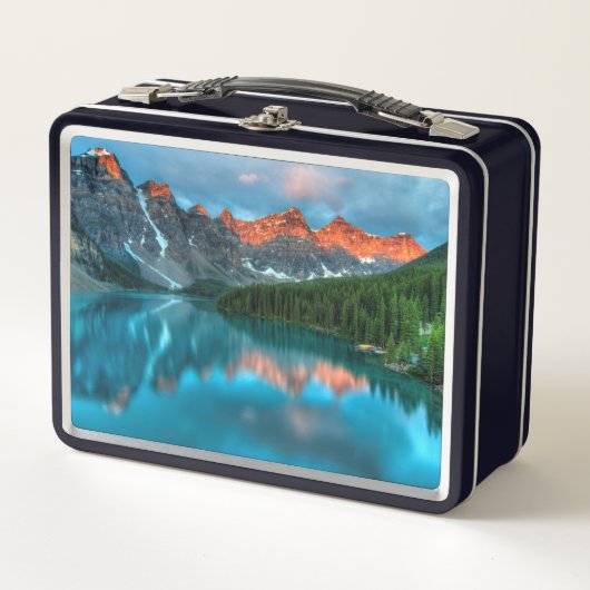 リフレクションズモレーヌレイクバンフ国立公園 メタルランチボックス (正面)