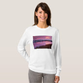 リフレクション池から望む日の入り時のデナリ山 Tシャツ (正面フル)