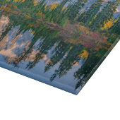 リフレクション湖に映るシャクサン山 カッティングボード (角)