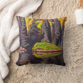 リフレクション、砂湖、アルゴマ |ローレン・ハリス | クッション