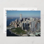 リフレクションPCツインタワーズビュー～ WTC NYCマンハッタン ポストカード (正面/裏面)