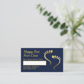 リフレクソロジストキロポジストペディキュアアポイントメント 名刺 (スタンド正面)