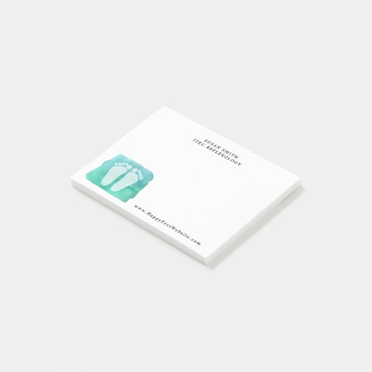 リフレクソロジーの足のロゴのポスト・イットのpodiatry ポストイット (アングル)