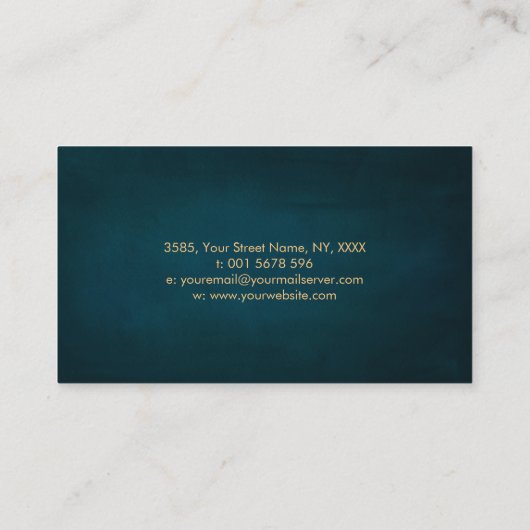 リフレクソロジーカラフル – 英陽記号 名刺 (裏面)