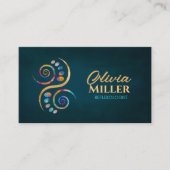 リフレクソロジーカラフル – 英陽記号 名刺 (正面)