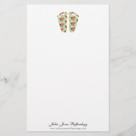 リフレクソロジーキロポディポディトリー足ノート 便箋