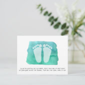 リフレクソロジーセラピスト名刺はがき ポストカード (スタンド正面)