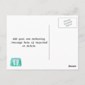 リフレクソロジーセラピスト名刺はがき ポストカード (裏面)