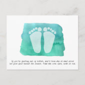 リフレクソロジーセラピスト名刺はがき ポストカード (正面)