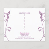 リフレクソロジーフライヤー チラシ (裏面)