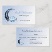 リフレクソロジーブルーロータスフラワームーン 予約カード (正面/裏面)