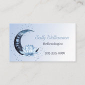 リフレクソロジーブルーロータスフラワームーン 予約カード (正面)