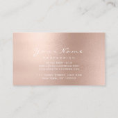 リフレクソロジーマッサージセラピストシルバーバラスロニー 名刺 (裏面)