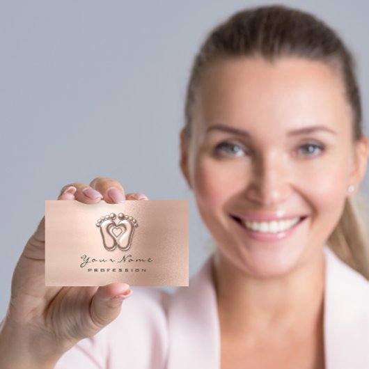 リフレクソロジーマッサージセラピストスキニーバラ赤面 名刺