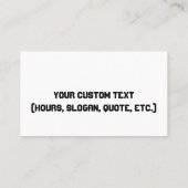 リフレクソロジーリフレクソロジスト名刺2022 名刺 (裏面)