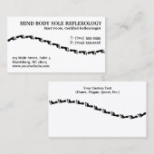 リフレクソロジーリフレクソロジスト名刺 名刺 (正面/裏面)