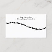 リフレクソロジーリフレクソロジスト名刺 名刺 (裏面)