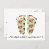 リフレクソロジー名刺はがき ポストカード (正面/裏面)