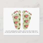 リフレクソロジー名刺はがき ポストカード (正面)