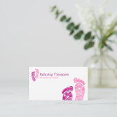 リフレクソロジー名刺 名刺 (スタンド正面)