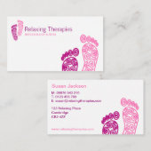 リフレクソロジー名刺 名刺 (正面/裏面)