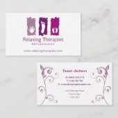 リフレクソロジー名刺 名刺 (正面/裏面)