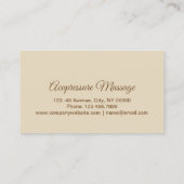 リフレクソロジー指圧足マッサージセラピスト 名刺 (裏面)