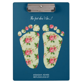 リフレクソロジー足セラピスト クリップボード