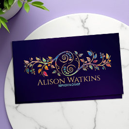 リフレクソロジー – イカラフルンヤンオーナメント 名刺