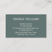 リフレクソロジー 名刺 (裏面)