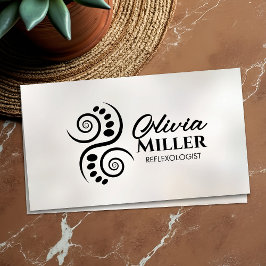 リフレクソロジー – 白黒英陽記号 名刺