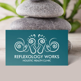 リフレクソロジー – 緩和曲線オーナメント 名刺
